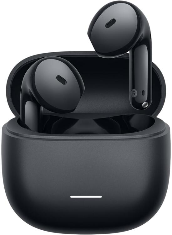 XIAOMI REDMI Buds 8 Active - TWS Bluetooth Semi-intraauriculares, Driver de Titanio de 14,2 mm, bajo Potente, 37h de autonomía, conexión Dual a 2 Dispositivos, 5 EQ, Bluetooth 5.4, IP54, Negro