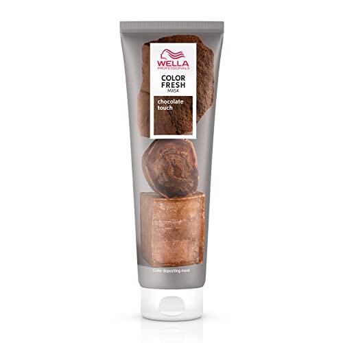 Wella Professionals Color Fresh Mask Mascarilla de color Coloración temporal Revive el color del cabello Hidratante Tono Chocolate Touch 150ml
