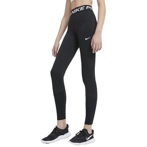 NIKE Np Tght, Leggings Niñas, Black/(white), L