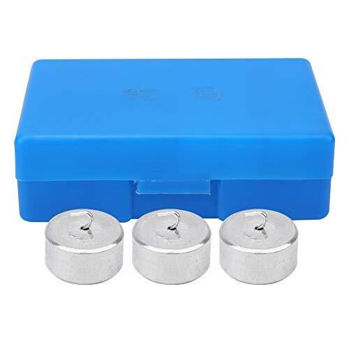 10 piezas de herramienta de enseñanza experimental 50g peso de gancho de peso de metal con ganchos y anillo