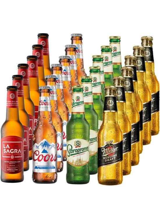 La Sagra, Packs degustación Lagers del Mundo 24 botellas, 33 cl