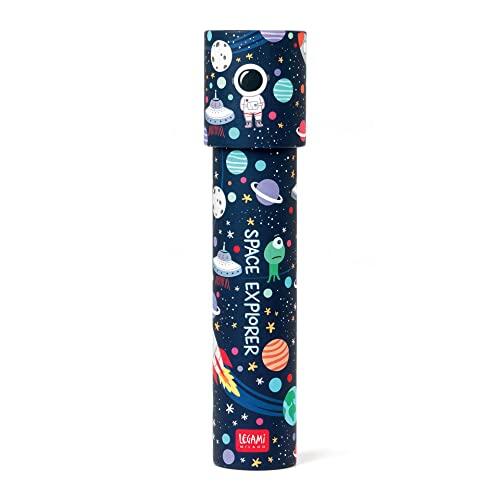 Legami KAL0002 - Caleidoscopio, Juego Educativo para niños, diámetro de 4,5 cm, Tema Space, Color