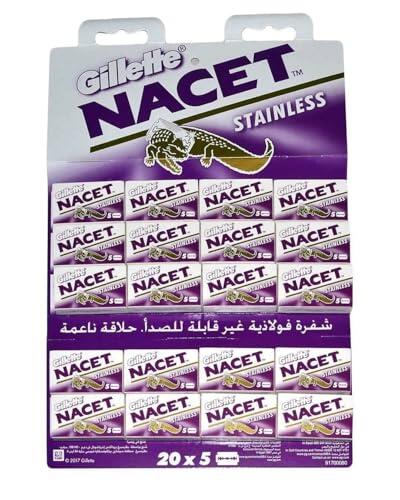 100 Cuchillas de Afeitar Gillette Nacet