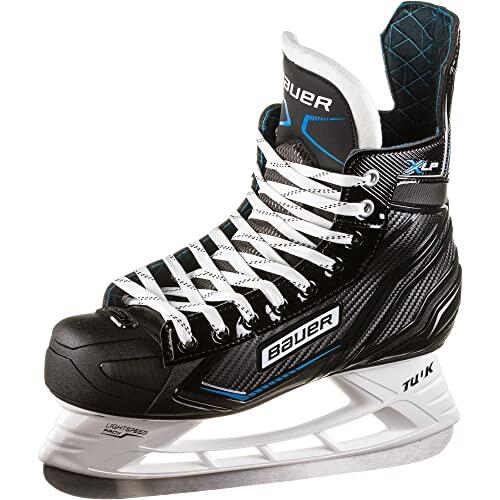 BAUER S21 X-LP Skate - Sr Zapatos de Hockey Schwarz/Weiss/Blau/Silber 42