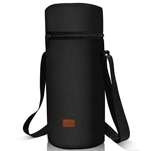 Aosbos Bolsa Isotérmica Grande para Botellas de Vino y Champán, 1,5L Portátil Bolsa de Agua con Correa para Senderismo Viajes Camping Fiesta