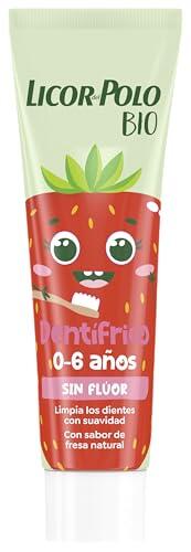 Licor del Polo Bio Junior 0-6 Años Pasta de Dientes Bio Fresa Natural 50g