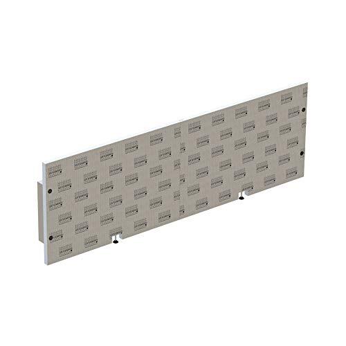 LUX ELEMENTS Badewannenverkleidung Nischeneinbau Fertig Zum Verfliesen, TOP-TRS 1830 Set LTOPE5001, gris