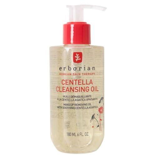 Erborian - Centella Cleansing Oil - Aceite Desmaquillante para Rostro con Centella Asiática - Todo Tipo de Pieles - Cuidado Cosmético Coreano - 180ml