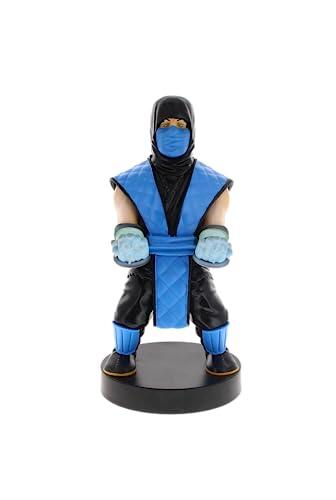 Exquisite Gaming - Cable Guy Sub-Zero Mortal Kombat, Soporte de Sujeción o Carga Para Mando de Consola o Smartphone. Producto con Licencia Oficial.
