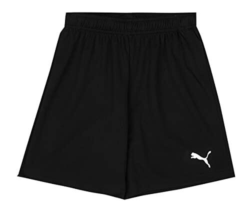 Puma teamRISE Short Jr, Pantalón Corto Unisex Bebé, Multicolor (Black/White), 164