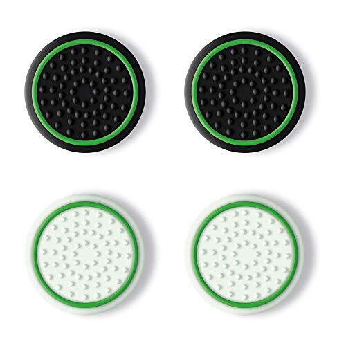 GXTrust 267 4 Paquete / 2 Par Analog Controller Silicona Palo Grips Cap Joystick Thumb Grips Funda para Mando Xbox Series X/S, Negro