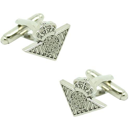 MasGemelos - Gemelos Real Betis Plateado Cufflinks