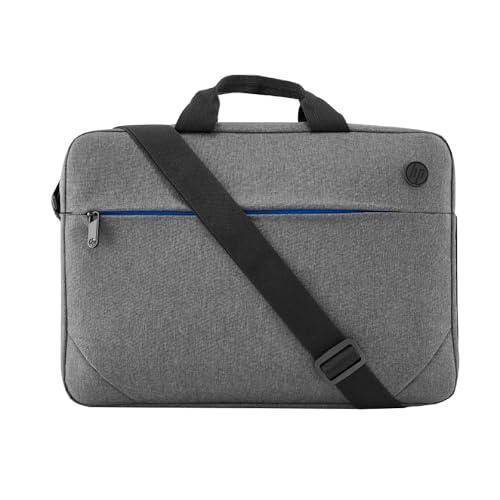 HP Prelude Bolsa para Portátil tipo topload de hasta 15,6", Correas acolchadas para mayor comodidad, Compatible con MacBook, HP Pavilion y tablets, Incluye bolsillos y divisores internos, Gris