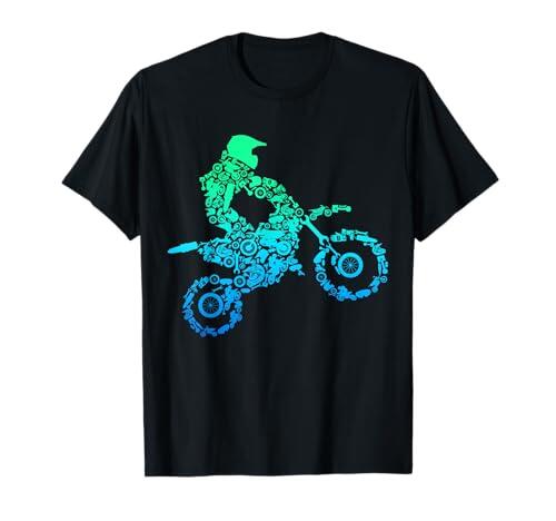Dirt Bike Rider Motocross Enduro Dirt Biking Regalo Camiseta para hombre, S