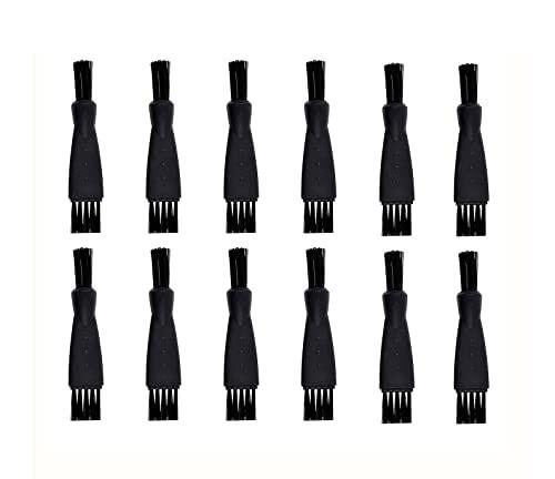 Cepillo para maquinilla de afeitar, 12 unidades, cepillo de limpieza, afeitadora eléctrica eléctrica para afeitar, afeitadora de afeitar, cepillo de repuesto para hombre
