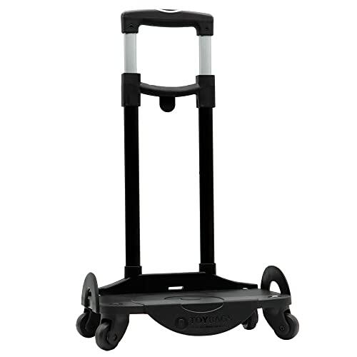 Carro Toybags Trolley 360° Multidireccional - Ruedas Giratorias 360° - Incluye Stopper Delantero Antivuelco y Laterales Reforzados - Ideal para Adaptar Cualquier Mochila - Toybags