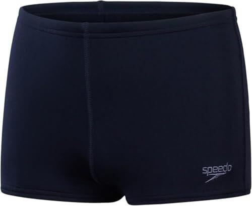 Speedo Niño Traje de baño aquashort Eco Endurance+ | Resistente al Cloro | Secado rápido | Tejido elástico | Material Reciclado | Ajuste cómodo True Navy 9-10