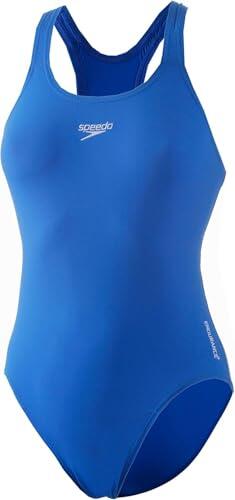 Speedo Niña Bañador Eco Endurance+ Medalist | Resistente al Cloro | Tejido Reciclado | Ajuste cómodo | Clases de natación | Nadar en Vacaciones Bondi Blue 15-16