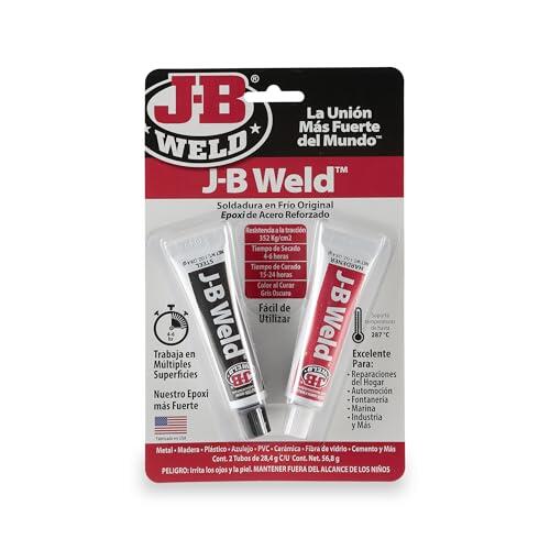 J-B Weld 8265SPA - Soldadura - Acero - Reforzado - Epoxi - Formula fría - Reparaciones - Múltiples Superficies