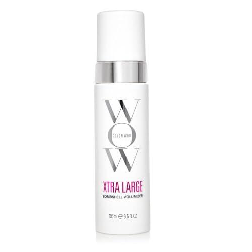 Color Wow mousse Volume Xtra Large - Espuma fijadora para cabello fino - Peinado con protección térmica para un cabello lleno y saludable - Espuma para cabello voluminoso, fijación extrema - 195 ml