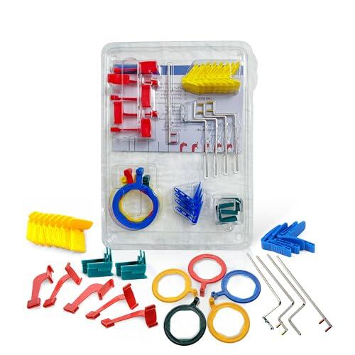 SURGICALMED - Sistema de Posicionador de Rayos X Dental Completo FPS 3000 XCP Tipo Intraoral - Anillos Paralelización Radiográficos - Posicionador Radiografía Dental - Radiografía Convencional.