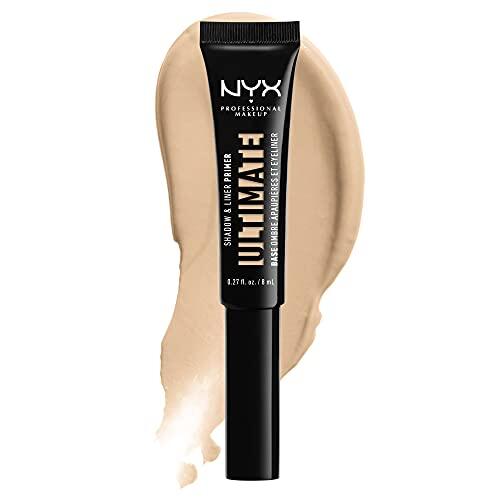 NYX Professional Makeup Prebase Ultimate para sombras y lápiz de ojos, con vitamina E, Fórmula vegana, Medium