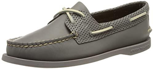 Sperry Zapatos náuticos O de 2 Ojales para Mujer, Gris, 37 EU