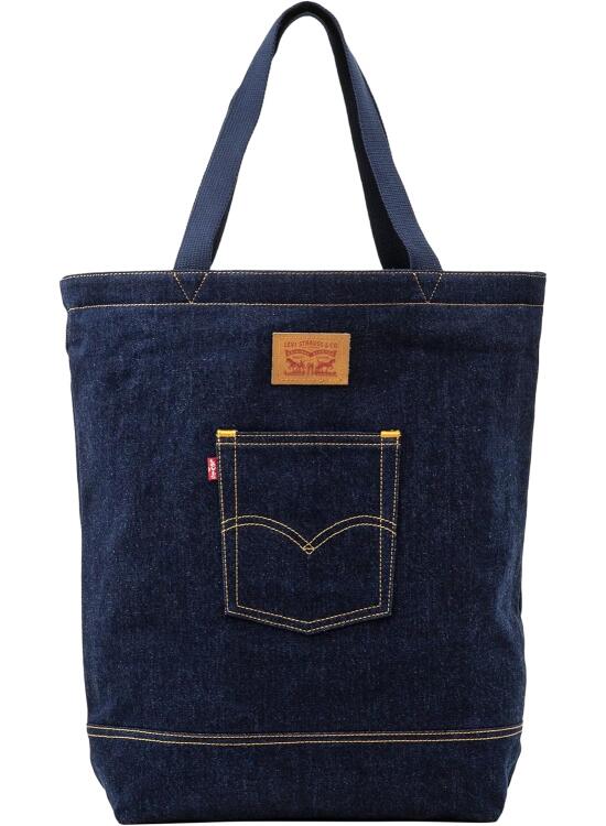 Levi's The Back Pocket Tote, Tote Bag Hombre, Azul (Navy Blue), Talla Única