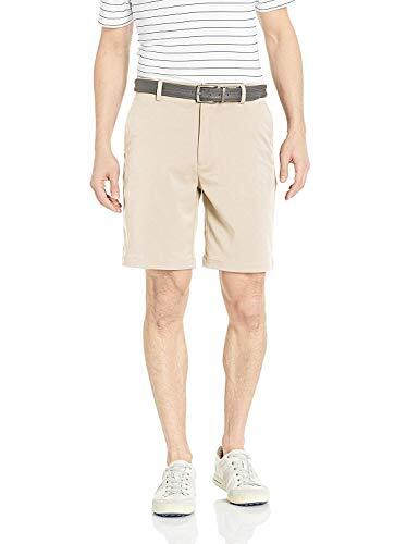 Amazon Essentials Pantalones Cortos Elásticos de Golf de Corte Clásico (Disponible en Tallas Grandes y para Personas Altas) Hombre, Piedra, 32W
