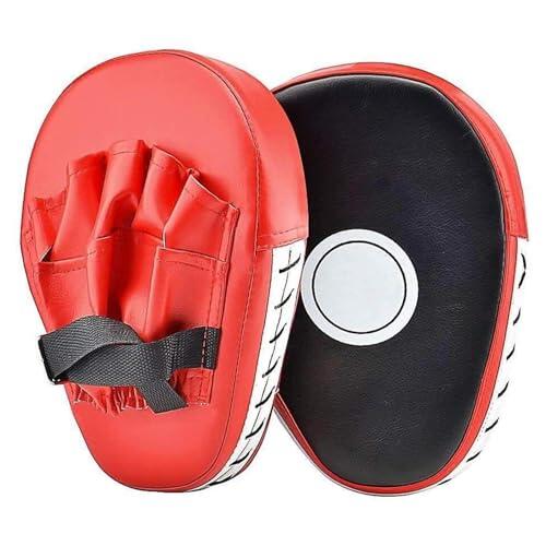 Almohadilla de Entrenamiento de Boxeo,Regerly 1 Par Almohadillas de Boxeo Objetivos Paos de Boxeo Guantes de Boxeo Kick Boxing Punch MMA Kickboxing Sparring Pads