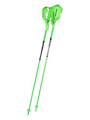 Komperdell Nationalteam Carbon Slalom - Bastones de esquí (talla 100 cm), color verde