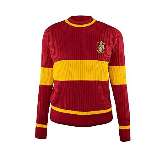 Cinereplicas Harry Potter - Suéter de Quidditch Gryffindor - M - para Personalizar - Licencia Oficial