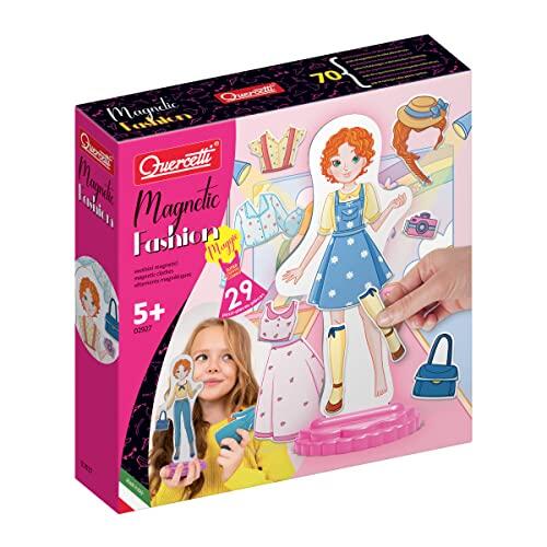 Quercetti - 2927 Magnetic Fashion - Maggie, Muñecas Fashion para Vestir