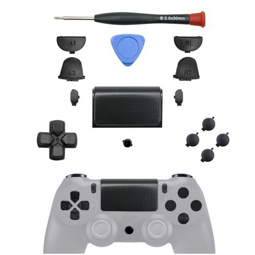 Renueva tu mando de PS4 con este kit de repuestos en negro mate