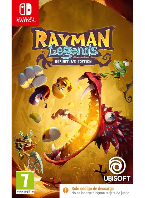Nintendo Switch - Rayman Legends Definitive Edition Código De Descarga Switch