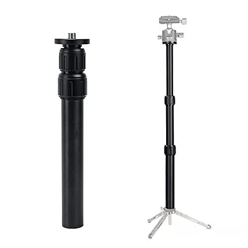Extensión de trípode, extensión de columna central, telescópica, barra de 3 secciones para estudio fotográfico, monopié, cámara réflex digital, soporte de micrófono