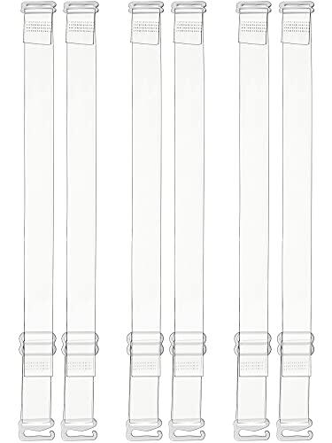 Syhood Correas Transparentes Invisibles Antideslizantes de Sujetador (3, 12 mm)