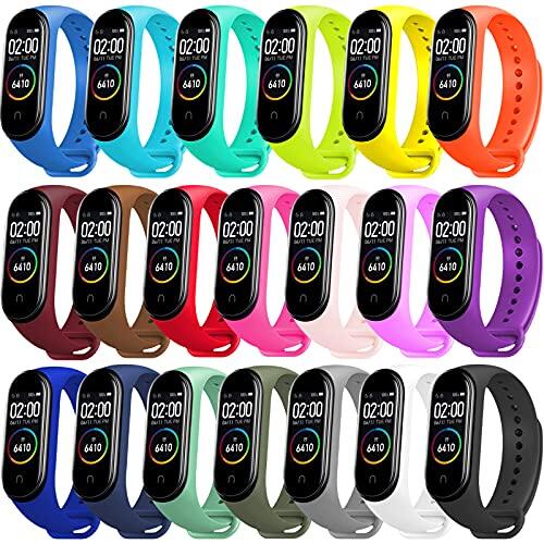Renueva tu Xiaomi Mi Band 3 y 4 con este pack de 20 correas de repuesto BANGTING