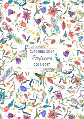 Cuaderno de la Profesora: Planificador de clases - Visión de la semana completa en dos páginas