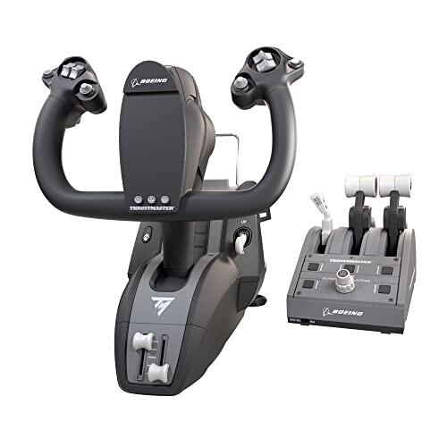 Thrustmaster TCA Yoke Pack Boeing - Réplica 1:1 del 787 Dreamliner, Volante de Vuelo Pendular y Cuadrante con Palancas Intercambiables, Tecnología H.E.A.R.T, Oficial Xbox/PC