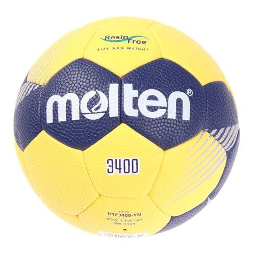 Molten HF3400 Balón de Balonmano Yellow/Blue 1