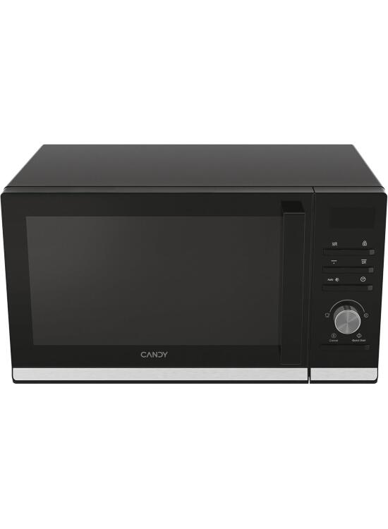 Candy Moderna CMGA23TNDB, Microondas con Grill, 23L, 1400W, 6 Niveles de Potencia, Digital, 8 Funciones, Bloqueo Seguridad, Plato 27CM, Grill Rack, Autolimpieza, App hOn, Negro