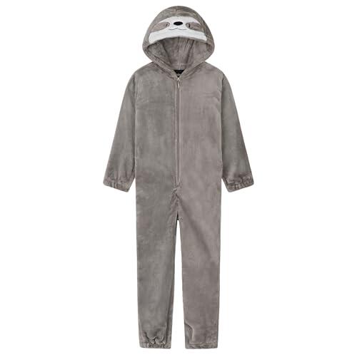 CityComfort Pijamas de un Pieza Niño y Niña 5-14 Años (11-12 años, Beige Oscuro)