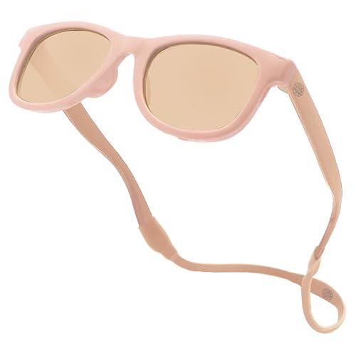 BABY SUNNIES Gafas de sol para bebé con correa, irrompibles y flexibles, para bebés de 0 a 24 meses