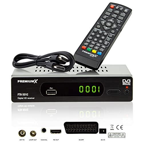 Análisis y características del receptor digital PremiumX DVB-C FTA 531C Full HD