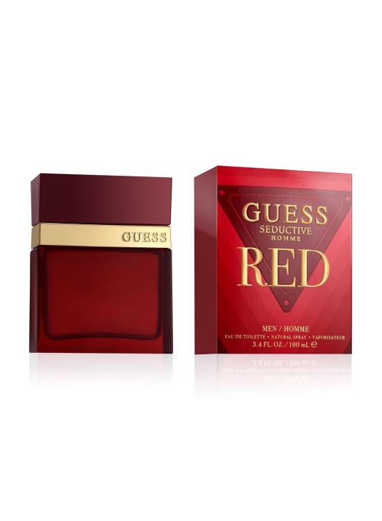 GUESS Seductive Red, Eau de Toilette, Perfume Hombre, Oriental Vainilla, Perfume Elegante de Larga Duración