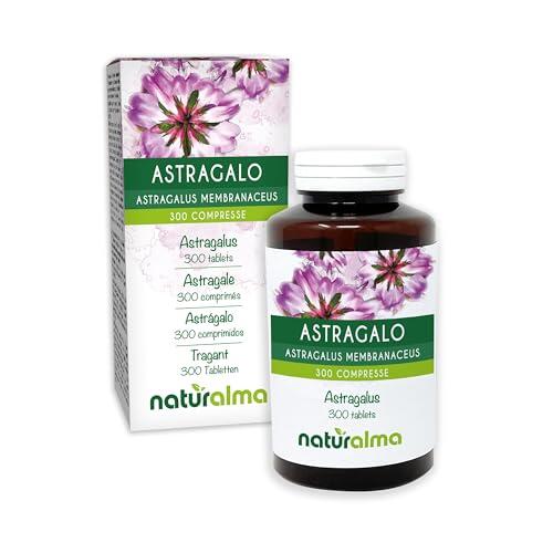 Astrágalo (Astragalus membranaceus) raíces Naturalma - 150 g - 300 comprimidos - Complemento alimenticio - Natural y Vegano