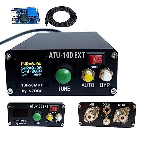 Sintonizador de antena automático ATU-100 1.8-50 mhz 100 W onda corta con carcasa metálica ensamblada