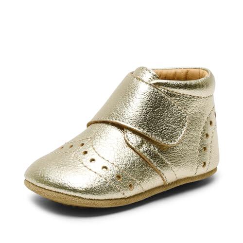 bisgaard Petit First Walker Shoe, color dorado, 25 EU