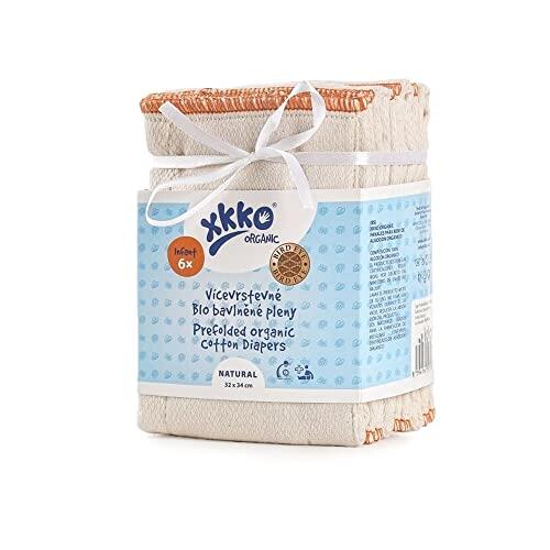 Guía completa sobre los pañales prefolds XKKO de algodón orgánico Birds Eye para recién nacidos